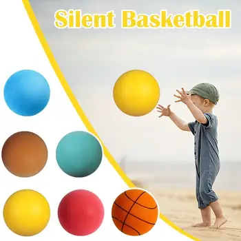 Mute подскачащи топка вътрешен безшумен баскетбол бебе открит играчки пяна тиха детска площадка скача футбол деца спортни игри топки