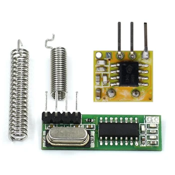 Superheterodyne RF приемник предавател модул 433Mhz дистанционни управления 10Set 433 Mhz за Arduino Uno безжичен модул