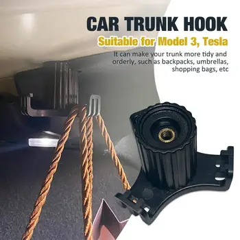 Upgrade Version Trunk Hook Trunk Grocery Bag Hook Багажно отделение Ръкавица чанта кука за TeslaModel 3 Аксесоари за кола