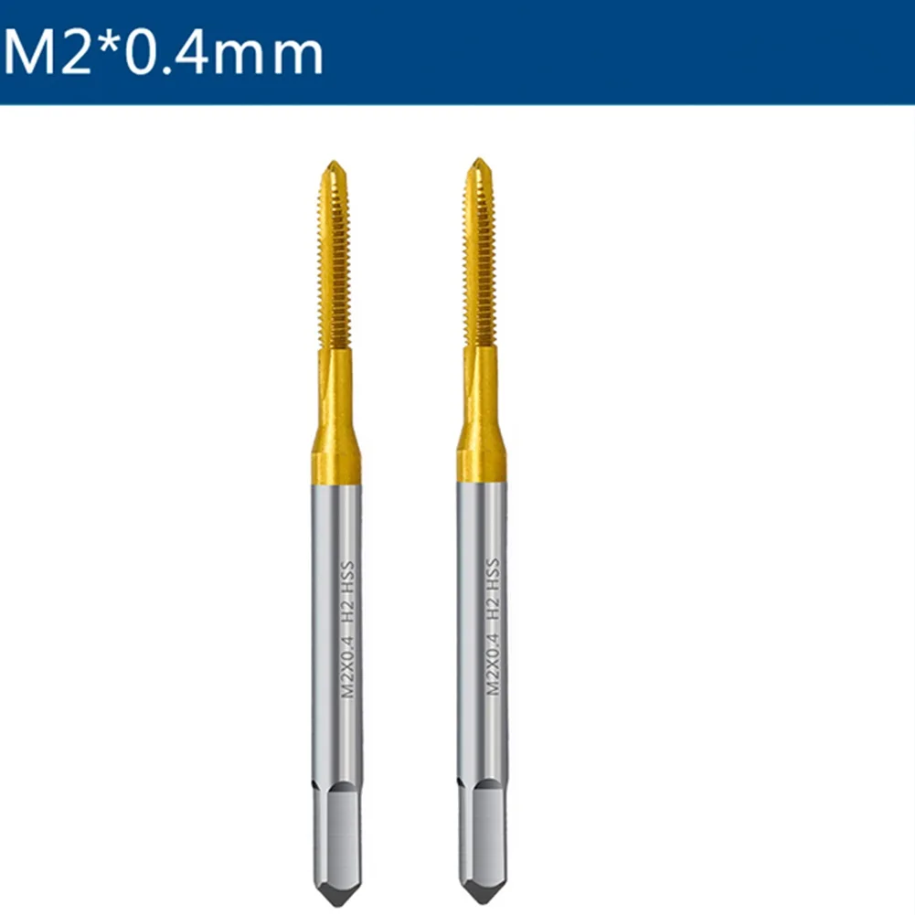 2PCS титанов покритие винтова резба кран свредло M2-M12 метрични прави флейта метрични права флейта нишка кран ръчни инструменти . ' - ' . 0