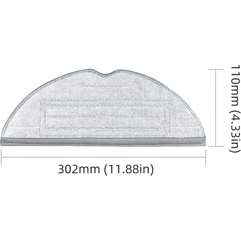 Side четка филтър моп кърпа резервни части аксесоари за Roborock S8 Pro Ultra S8 S8+ робот прахосмукачка . ' - ' . 4
