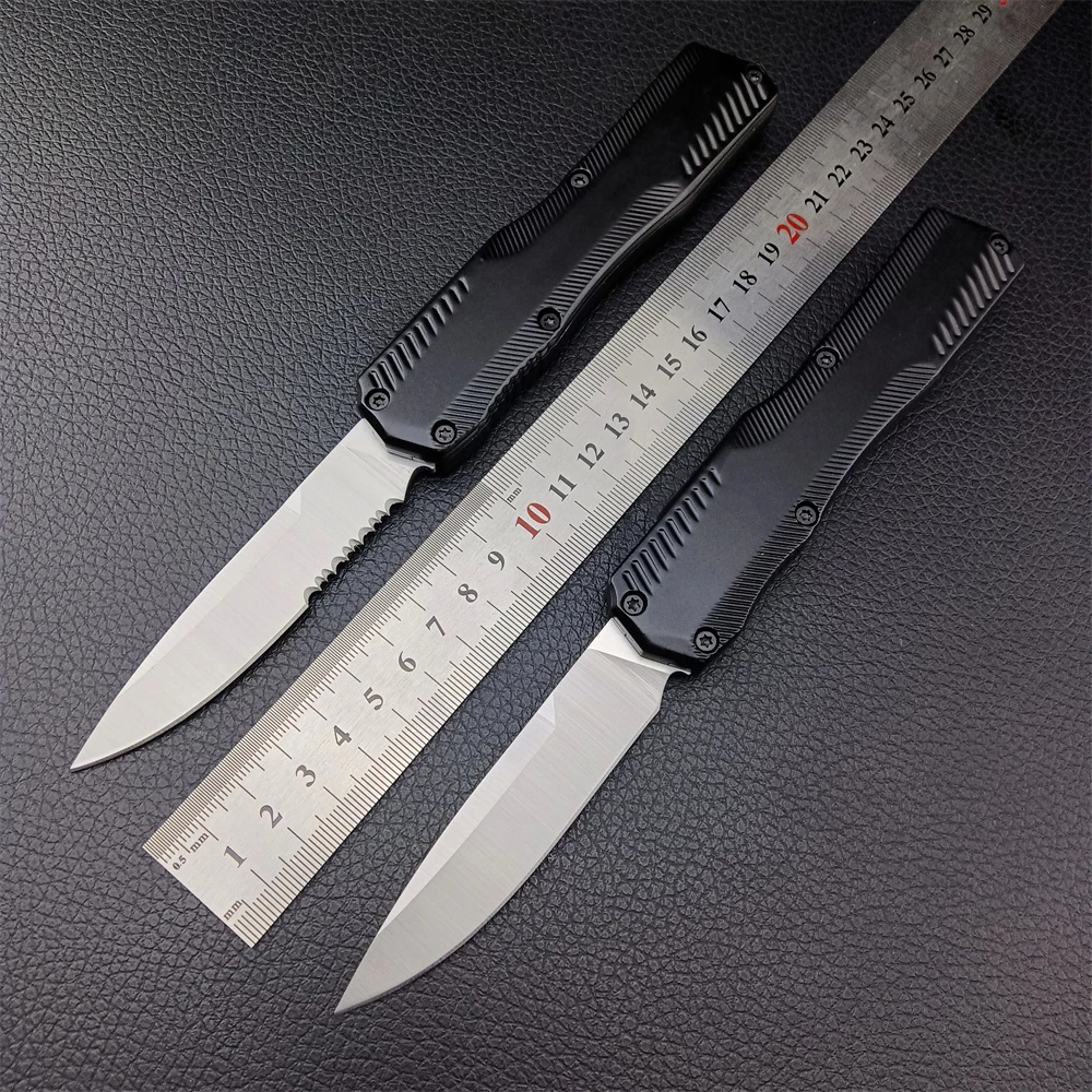 Kershaw 9000 джобен нож 440C пълен/назъбен нож цинкова сплав черна дръжка открит преносим ловен риболов EDC ловен инструмент . ' - ' . 0