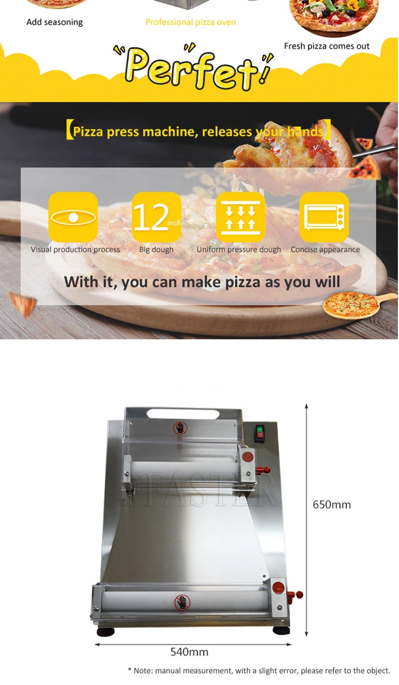 Китай Електрическа автоматична машина за тесто за пица Ролкова машина за индустриално тесто Ролков лист за пица Машина за правене на пица Използвана машина за тесто . ' - ' . 2