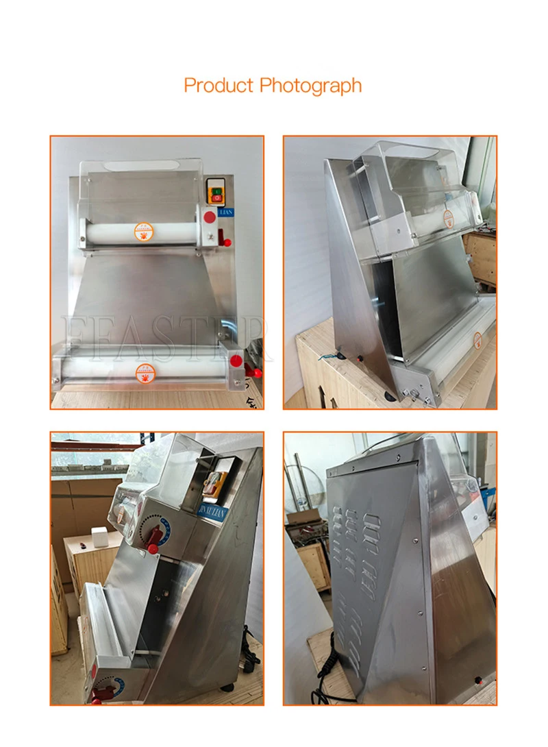 Китай Електрическа автоматична машина за тесто за пица Ролкова машина за индустриално тесто Ролков лист за пица Машина за правене на пица Използвана машина за тесто . ' - ' . 5