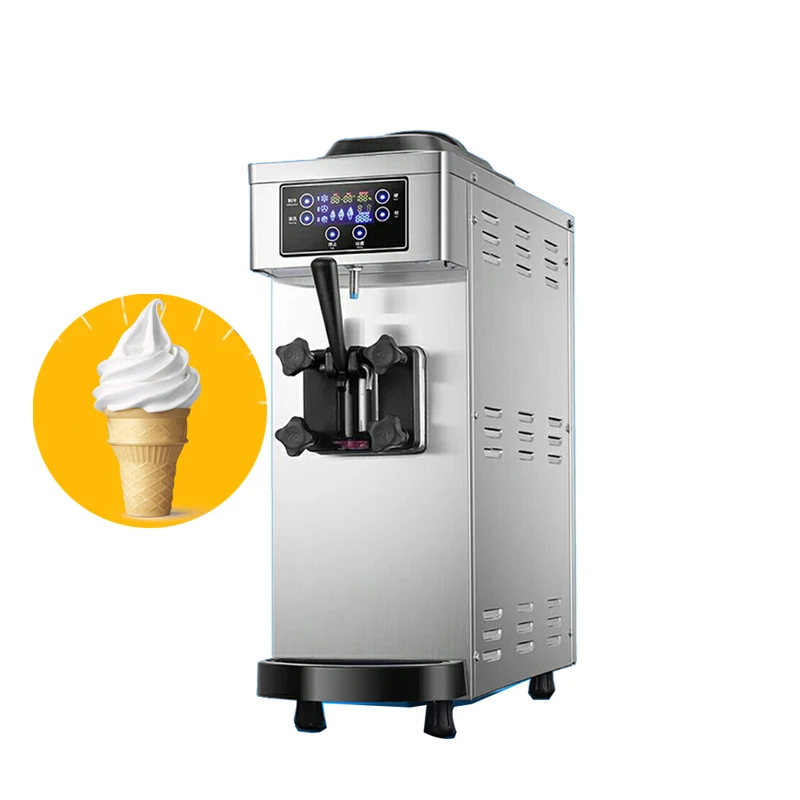 Настолна машина за сладолед Малък многофункционален дисплей Само машина за замразено кисело мляко . ' - ' . 0