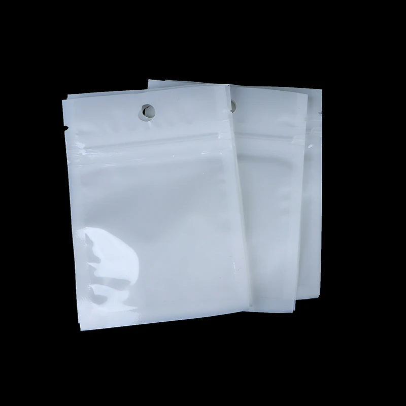 10pcs цип чанти бонбони цветове торбички за многократна употреба пластмасови бижута бисквитка храна съхранение чанта цип чанти ясно подарък . ' - ' . 0