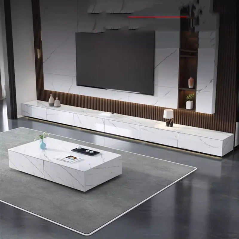 Всекидневна Модерна телевизионна маса Европейска скандинавска стойка за чекмеджета Телевизионен шкаф Европейски театър Луксозни Mobili Per La Casa мебели . ' - ' . 3