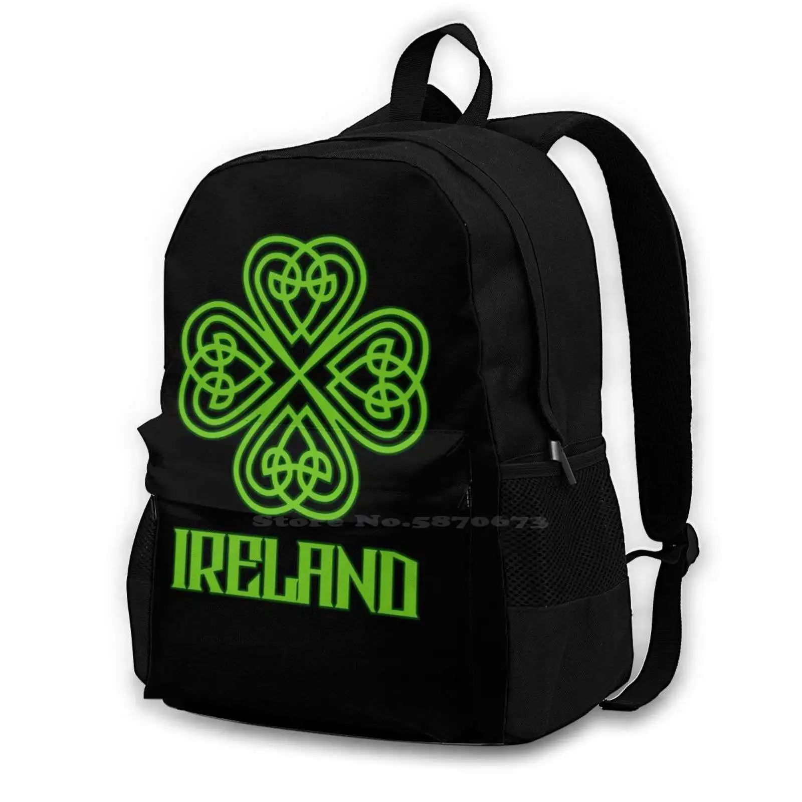 Ирландия Ирландска детелина Модни чанти Раници Ирландия Ирландска детелина Великобритания Конър Макгрегър Green S Day Бостън Масачузетс Flogging . ' - ' . 0