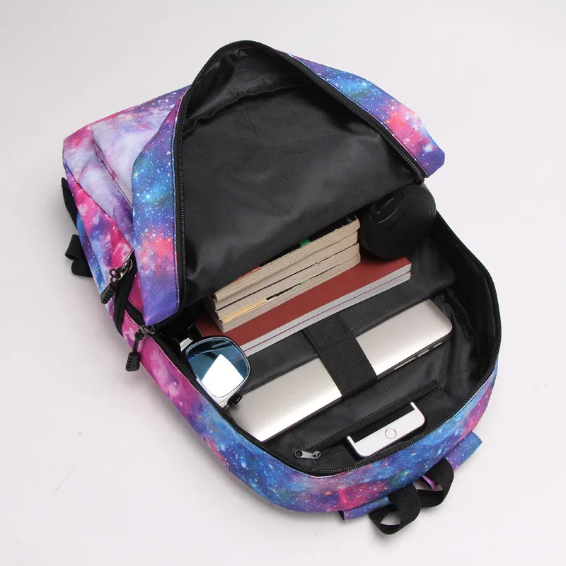 Dream Starry Sky на рамото чанта за намаляване на тежестта голям капацитет студент училищни чанти полиестер мода раница Mochila книга чанта . ' - ' . 4