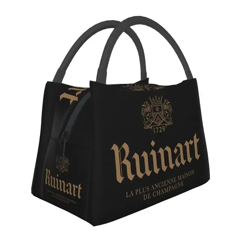 Ruinart лого топлоизолирани чанти за обяд жени преносим контейнер за обяд за офис открито съхранение храна кутия . ' - ' . 0