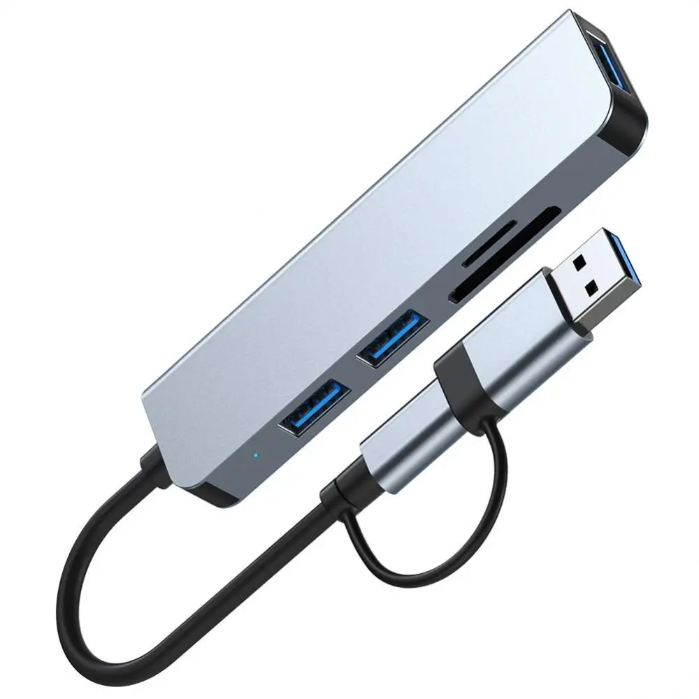 Type C HUB високоскоростен USB 3.0 HUB сплитер четец на карти RJ45 PD 87W мултипорт със SD TF портове за Macbook компютърни аксесоари . ' - ' . 2
