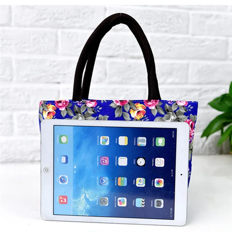 Фолк-обичай цвете пазарска чанта чанта за корейски платно зелени дами жени кофа мода печат рамо чанта . ' - ' . 3