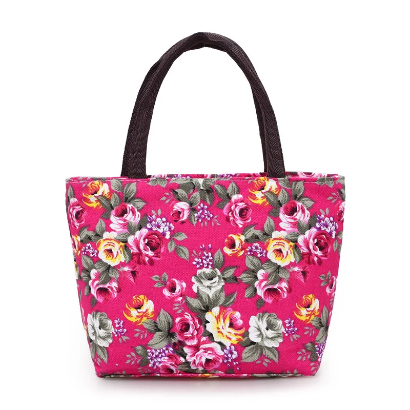 Фолк-обичай цвете пазарска чанта чанта за корейски платно зелени дами жени кофа мода печат рамо чанта . ' - ' . 5