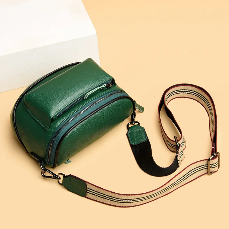 Нова чанта за рамо с марка естествена кожа за 2023 г. луксозна дизайнерска чанта Голям капацитет мека кожа дамска седлова чанта . ' - ' . 3