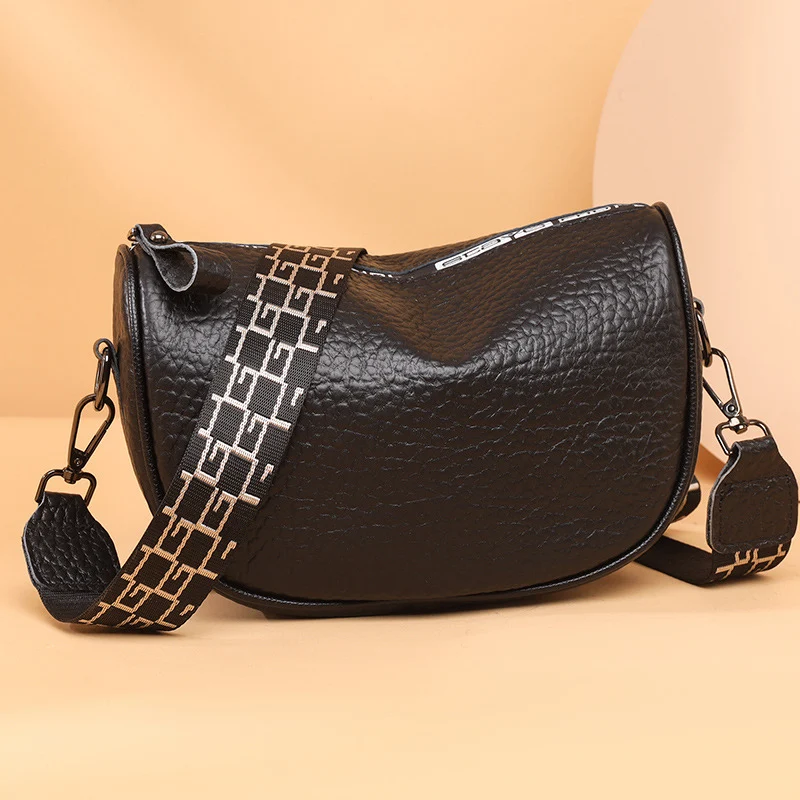 чанта естествена кожа луксозна малка чанта за жени случайни тенденция мека телешка чанта за рамо дами мода пратеник чанта . ' - ' . 0