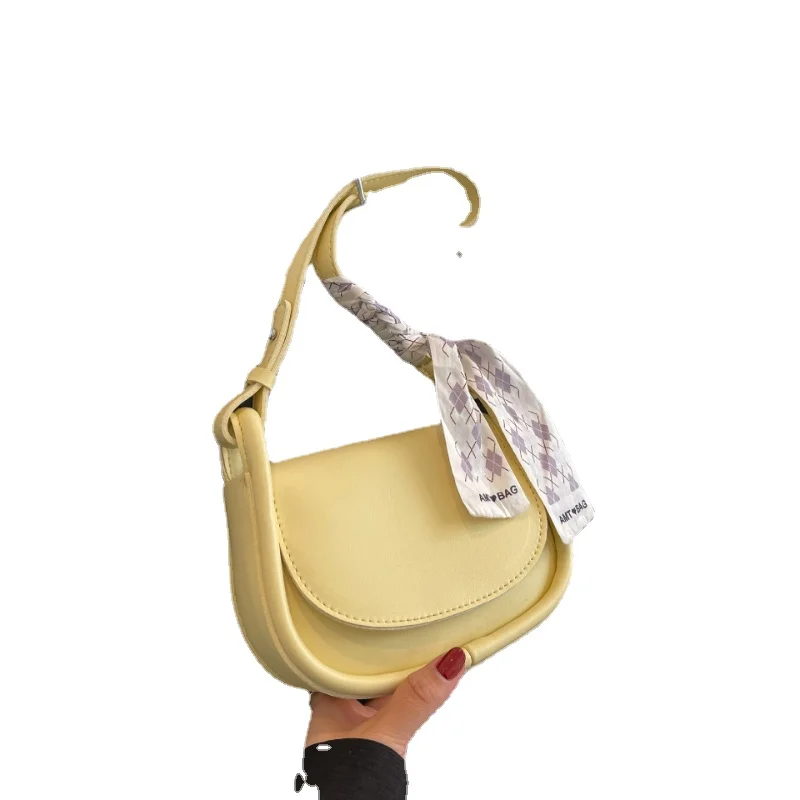 Гореща продажба на дамска чанта 2023 Нов нишов дизайн Прости и гъвкави изящни шалове Модерна малка квадратна чанта за жени . ' - ' . 5