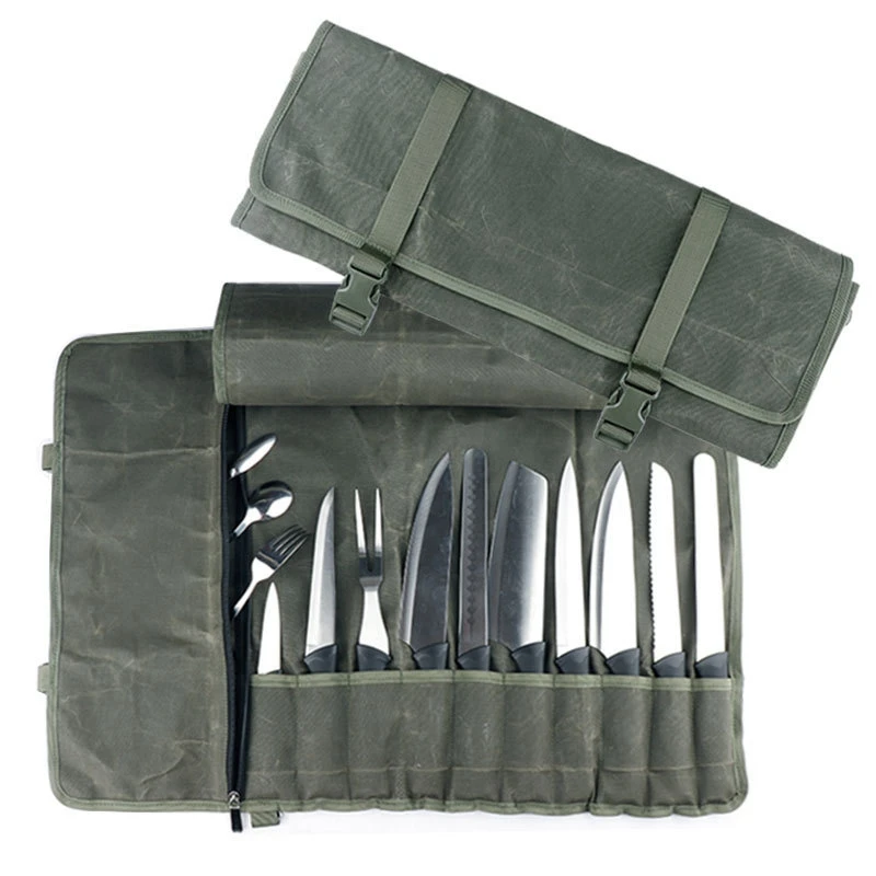 Roll чанта готвач нож чанта кухненски чанти за съхранение преносим нож притежателя многофункционален нож носене чанта готвач инструмент организатор . ' - ' . 3
