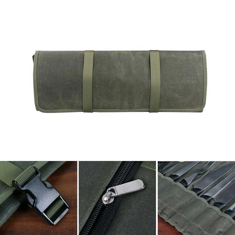 Roll чанта готвач нож чанта кухненски чанти за съхранение преносим нож притежателя многофункционален нож носене чанта готвач инструмент организатор . ' - ' . 4