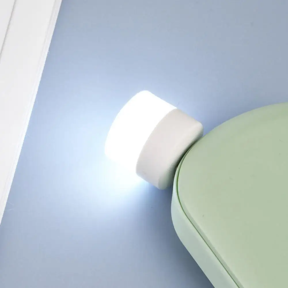 1PCS 5v 1w супер ярка преносима нощна светлина за зареждане Usb мини малка кръгла лампа за четене Мини USB лампа . ' - ' . 1