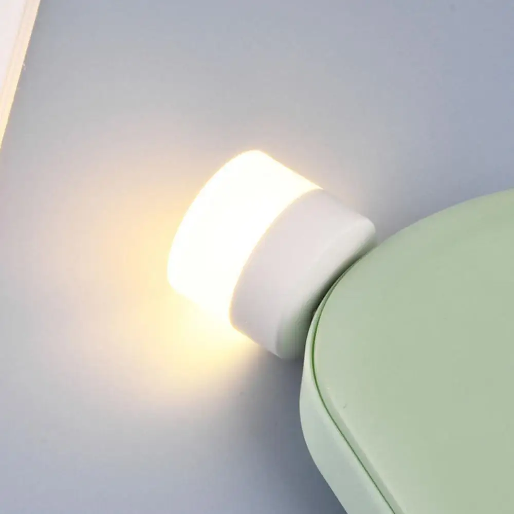 1PCS 5v 1w супер ярка преносима нощна светлина за зареждане Usb мини малка кръгла лампа за четене Мини USB лампа . ' - ' . 3