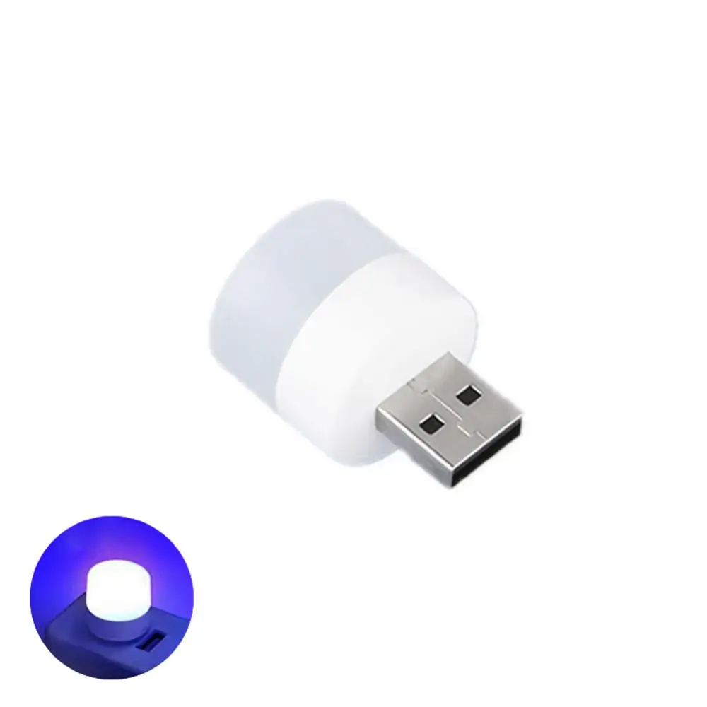 1PCS 5v 1w супер ярка преносима нощна светлина за зареждане Usb мини малка кръгла лампа за четене Мини USB лампа . ' - ' . 4