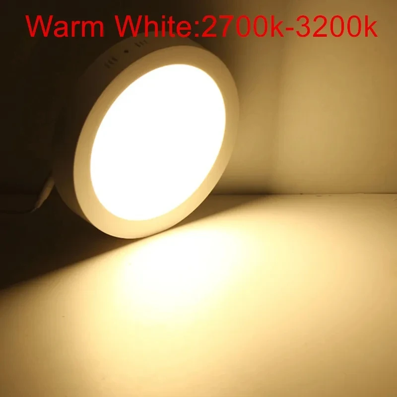  повърхностна LED квадратна таванна светлина 9W 15W 25W LED панел светлина надолу с драйвер AC85-265V AC110V / 220V LED вътрешна светлина . ' - ' . 3