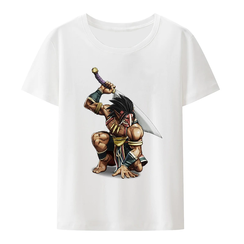 Game Samurai Shodown Characters Team Cotton T-shirts Anime Game Style Casual Men Clothing Humor Men's T-shirt Leisure Camisa . ' - ' . 2