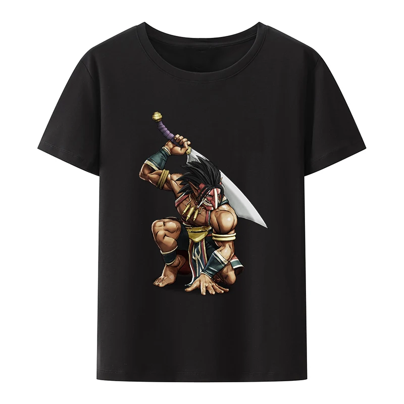 Game Samurai Shodown Characters Team Cotton T-shirts Anime Game Style Casual Men Clothing Humor Men's T-shirt Leisure Camisa . ' - ' . 3
