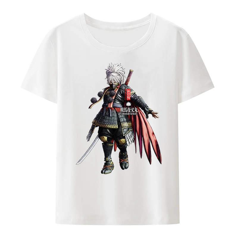 Game Samurai Shodown Characters Team Cotton T-shirts Anime Game Style Casual Men Clothing Humor Men's T-shirt Leisure Camisa . ' - ' . 4