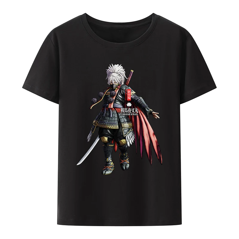 Game Samurai Shodown Characters Team Cotton T-shirts Anime Game Style Casual Men Clothing Humor Men's T-shirt Leisure Camisa . ' - ' . 5