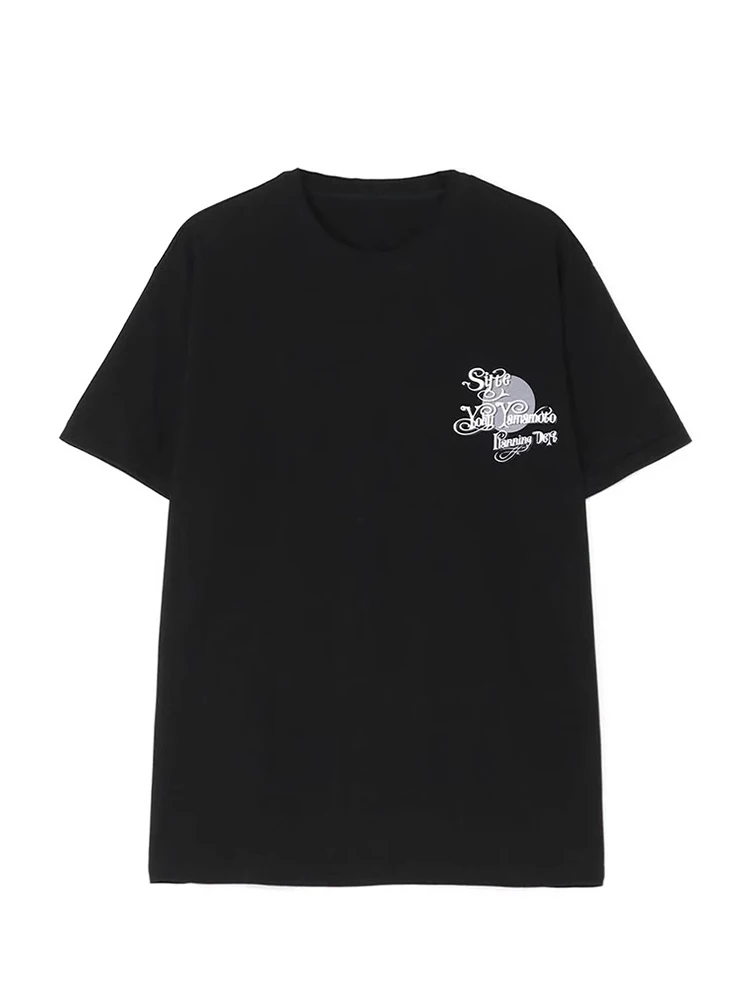 Тъмен стил цвете къс ръкав тениска yohji yamamoto тениски върхове S'YTE хлабав о-образно деколте извънгабаритни тениски Под риза дрехи . ' - ' . 5