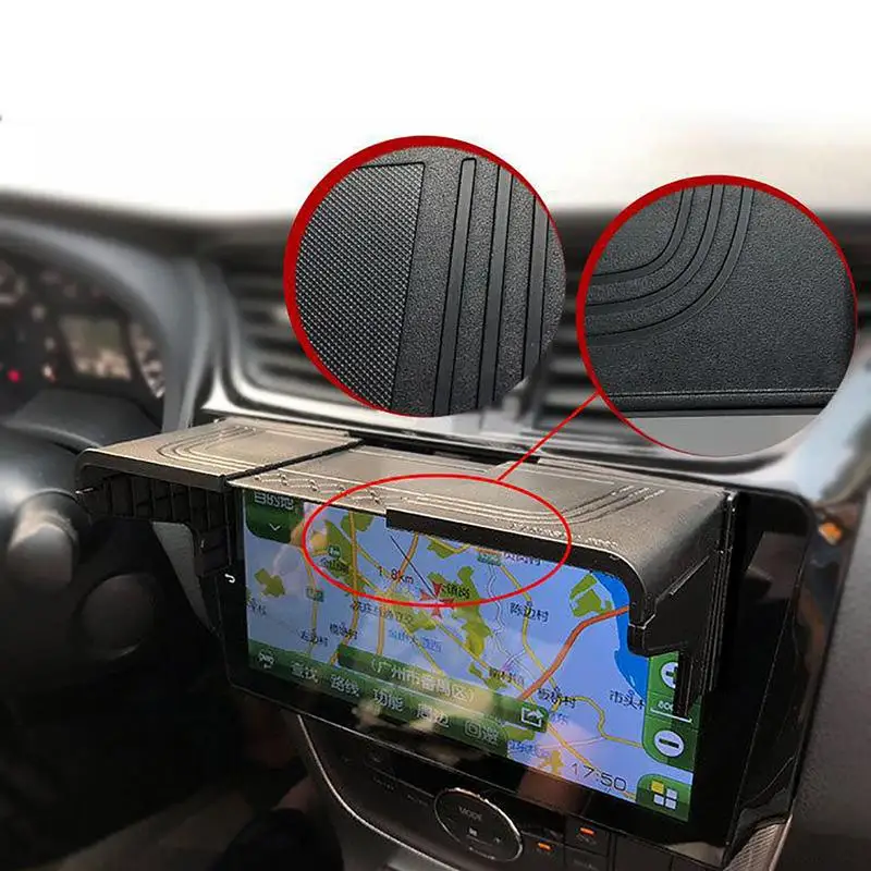 Автомобилна GPS навигация Сенник Visor Cover Универсален автоматичен GPS Защита от щит против отблясъци Vision Auto Interior Rational . ' - ' . 4