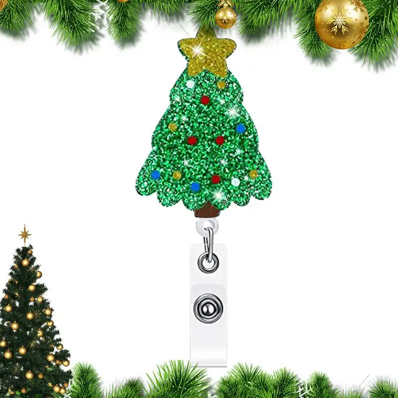 Коледа Лесно издърпване бутон въртящи се лесно издърпване ключалката надеждна и безопасна ключодържател притежателя подарък за семейни приятели Collegues . ' - ' . 0