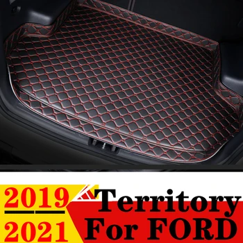 Автомобилна стелка за багажник за FORD територия 2019 2020 21 Висока страна водоустойчив заден товар капак килим подложка AUTO опашката аксесоари Boot Liner