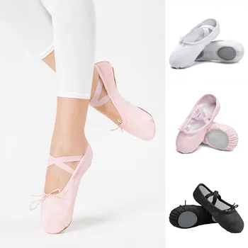 Балетни обувки за момичета Детски обувки за гимнастика Балерина Танцови обувки Маратонки Детски балетки За танци