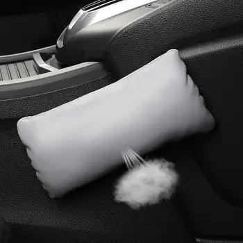  Възглавница за коляното на автомобила Удобна велурена възглавница за кола Подложка за коляно за кола Автомобилни аксесоари за поддръжка на бедрата за Benz Auto VW Golf