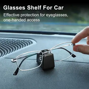 Държач за автомобилни очила Универсален авто очила Организатор Стойка Самозалепващо се табло за кола Очила Защитен държач за съхранение Основа