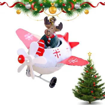 Дядо Коледа орнаменти самолет орнамент с Дядо Коледа Коледа тема висулка желязо изкуства и занаяти Дядо Коледа декор за Коледа