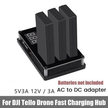 За DJI Tello Drone Хъб за бързо зареждане Интелигентни полетни батерии Зарядно устройство за DJI зарядно устройство за батерии