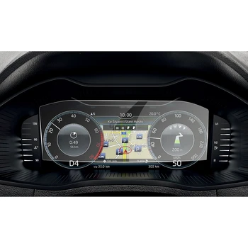 За Octavia/kodiaq/Superb/Karoq/Kamiq 2019 2020 Автомобилен LCD приборен екран Протектор от закалено стъкло Авто интериорни аксесоари
