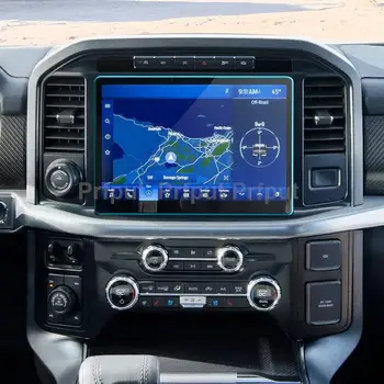 Закалено стъкло екран протектор филм За Ford F-150 Raptor Tremor 2021 12 инча Автомобилно радио GPS навигация Интериорни аксесоари