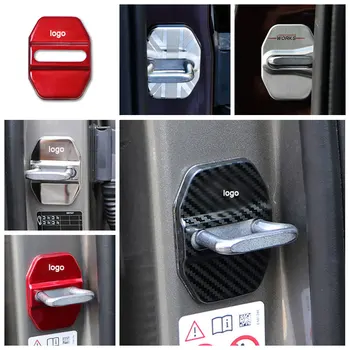Интериор на автомобила Защитно покритие за заключване на вратите от неръждаема стомана за MINI ONE COOPER F54 F55 F56 F57 F60 R60 R61 Стайлинг на аксесоари за кола
