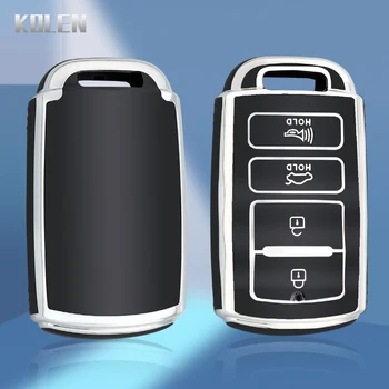 Мода TPU кола дистанционно ключ случай капак черупка Fob за KIA K7 K-04 серия Cadenza K9 Sorento K900 протектор без ключ чанта аксесоари