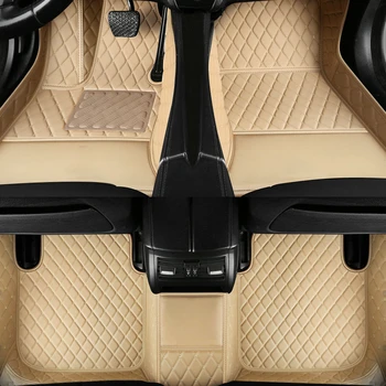 Персонализирани стелки за кола за BMW X4 G02 2018-2022 години Интериор на килим от изкуствена кожа Аксесоари за кола