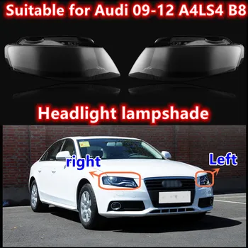 Подходящ за Audi A4 фар абажур 09-12 A4L фар абажур S4 B8 абажур лампа черупка маска черупка