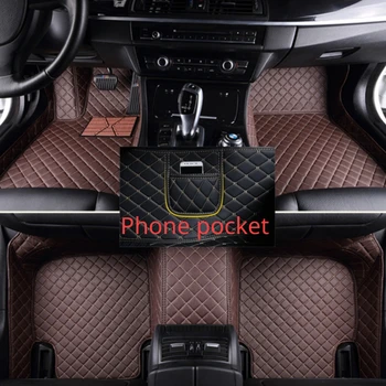 Поръчкови стелки за кола за Audi A5 8T3 2 врати 2007-2017 години телефон джоб килим интериор аксесоари за кола