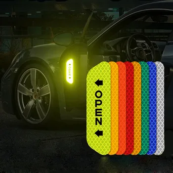 Светлоотразителни аксесоари за кола Стикер за врата лента за безопасност вътре Auto за тунинг аксесоари за кола Teyes Официален магазин Audi A3 8L