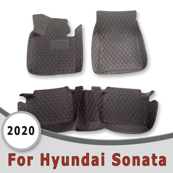 Стелки за кола за Hyundai Sonata 2023 2022 2021 2020 Килими Авто интериорни части Аксесоари Продукти Автомобилни превозни средства Подложки