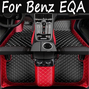 Стелки за кола за Mercedes Benz EQA 2022 Персонализирани авто подложки за крака Автомобилни килими Интериорни аксесоари
