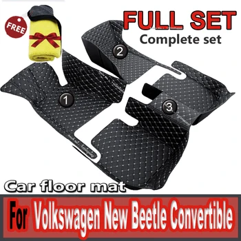 Стелки за кола за VW Volkswagen New Beetle Convertible 1998~2011 Водоустойчиви ленти за килими Para Automovil автомобилни постелки Аксесоари за кола